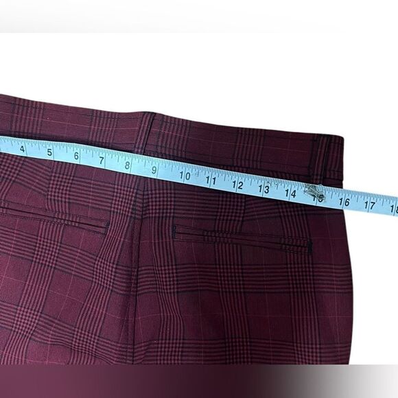 Ganni Suiting Pants Samba Red Plaid - Picture 7 of 8